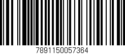Código de barras (EAN, GTIN, SKU, ISBN): '7891150057364'