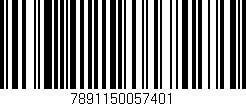 Código de barras (EAN, GTIN, SKU, ISBN): '7891150057401'