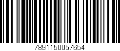 Código de barras (EAN, GTIN, SKU, ISBN): '7891150057654'