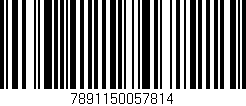 Código de barras (EAN, GTIN, SKU, ISBN): '7891150057814'
