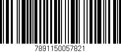 Código de barras (EAN, GTIN, SKU, ISBN): '7891150057821'
