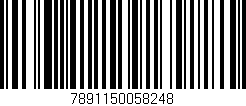 Código de barras (EAN, GTIN, SKU, ISBN): '7891150058248'