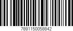 Código de barras (EAN, GTIN, SKU, ISBN): '7891150058842'