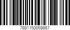 Código de barras (EAN, GTIN, SKU, ISBN): '7891150059887'