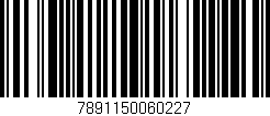Código de barras (EAN, GTIN, SKU, ISBN): '7891150060227'