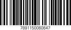 Código de barras (EAN, GTIN, SKU, ISBN): '7891150060647'