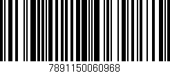 Código de barras (EAN, GTIN, SKU, ISBN): '7891150060968'