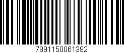 Código de barras (EAN, GTIN, SKU, ISBN): '7891150061392'