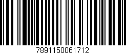 Código de barras (EAN, GTIN, SKU, ISBN): '7891150061712'