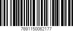 Código de barras (EAN, GTIN, SKU, ISBN): '7891150062177'