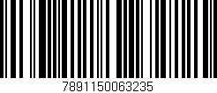 Código de barras (EAN, GTIN, SKU, ISBN): '7891150063235'
