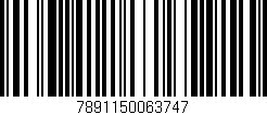 Código de barras (EAN, GTIN, SKU, ISBN): '7891150063747'