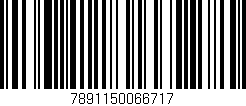 Código de barras (EAN, GTIN, SKU, ISBN): '7891150066717'