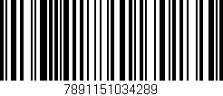 Código de barras (EAN, GTIN, SKU, ISBN): '7891151034289'