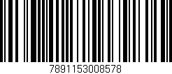 Código de barras (EAN, GTIN, SKU, ISBN): '7891153008578'