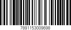 Código de barras (EAN, GTIN, SKU, ISBN): '7891153009698'