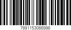 Código de barras (EAN, GTIN, SKU, ISBN): '7891153066998'