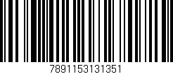 Código de barras (EAN, GTIN, SKU, ISBN): '7891153131351'