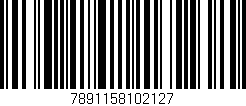 Código de barras (EAN, GTIN, SKU, ISBN): '7891158102127'