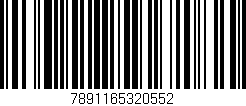 Código de barras (EAN, GTIN, SKU, ISBN): '7891165320552'