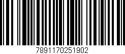 Código de barras (EAN, GTIN, SKU, ISBN): '7891170251902'