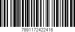 Código de barras (EAN, GTIN, SKU, ISBN): '7891172422416'