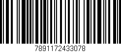 Código de barras (EAN, GTIN, SKU, ISBN): '7891172433078'
