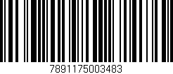 Código de barras (EAN, GTIN, SKU, ISBN): '7891175003483'