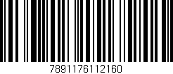 Código de barras (EAN, GTIN, SKU, ISBN): '7891176112160'