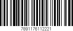 Código de barras (EAN, GTIN, SKU, ISBN): '7891176112221'