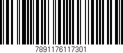Código de barras (EAN, GTIN, SKU, ISBN): '7891176117301'