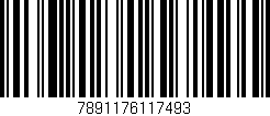 Código de barras (EAN, GTIN, SKU, ISBN): '7891176117493'