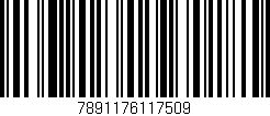 Código de barras (EAN, GTIN, SKU, ISBN): '7891176117509'