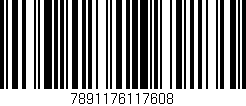 Código de barras (EAN, GTIN, SKU, ISBN): '7891176117608'