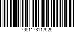 Código de barras (EAN, GTIN, SKU, ISBN): '7891176117929'