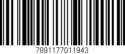 Código de barras (EAN, GTIN, SKU, ISBN): '7891177011943'