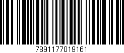 Código de barras (EAN, GTIN, SKU, ISBN): '7891177019161'