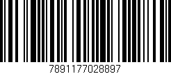 Código de barras (EAN, GTIN, SKU, ISBN): '7891177028897'