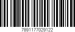 Código de barras (EAN, GTIN, SKU, ISBN): '7891177029122'