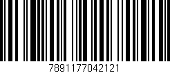 Código de barras (EAN, GTIN, SKU, ISBN): '7891177042121'
