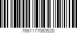 Código de barras (EAN, GTIN, SKU, ISBN): '7891177083520'