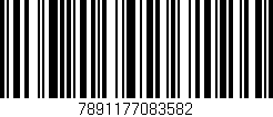 Código de barras (EAN, GTIN, SKU, ISBN): '7891177083582'