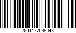 Código de barras (EAN, GTIN, SKU, ISBN): '7891177085043'