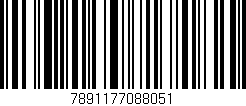 Código de barras (EAN, GTIN, SKU, ISBN): '7891177088051'