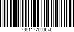 Código de barras (EAN, GTIN, SKU, ISBN): '7891177099040'