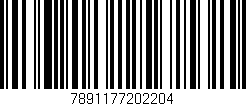 Código de barras (EAN, GTIN, SKU, ISBN): '7891177202204'