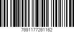 Código de barras (EAN, GTIN, SKU, ISBN): '7891177281162'