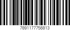 Código de barras (EAN, GTIN, SKU, ISBN): '7891177756813'