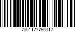 Código de barras (EAN, GTIN, SKU, ISBN): '7891177758817'