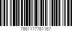 Código de barras (EAN, GTIN, SKU, ISBN): '7891177781167'